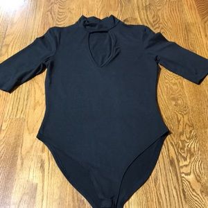 Turtleneck bodysuit